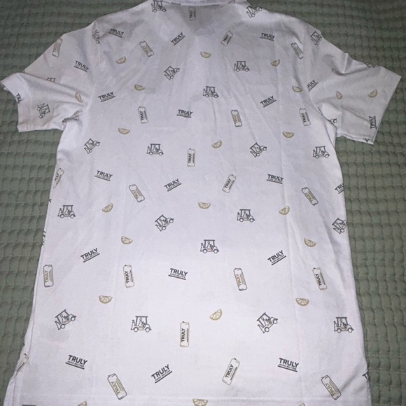 Travis Mathew White Polo Limited edition Truly Seltzer - Picture 5 of 5